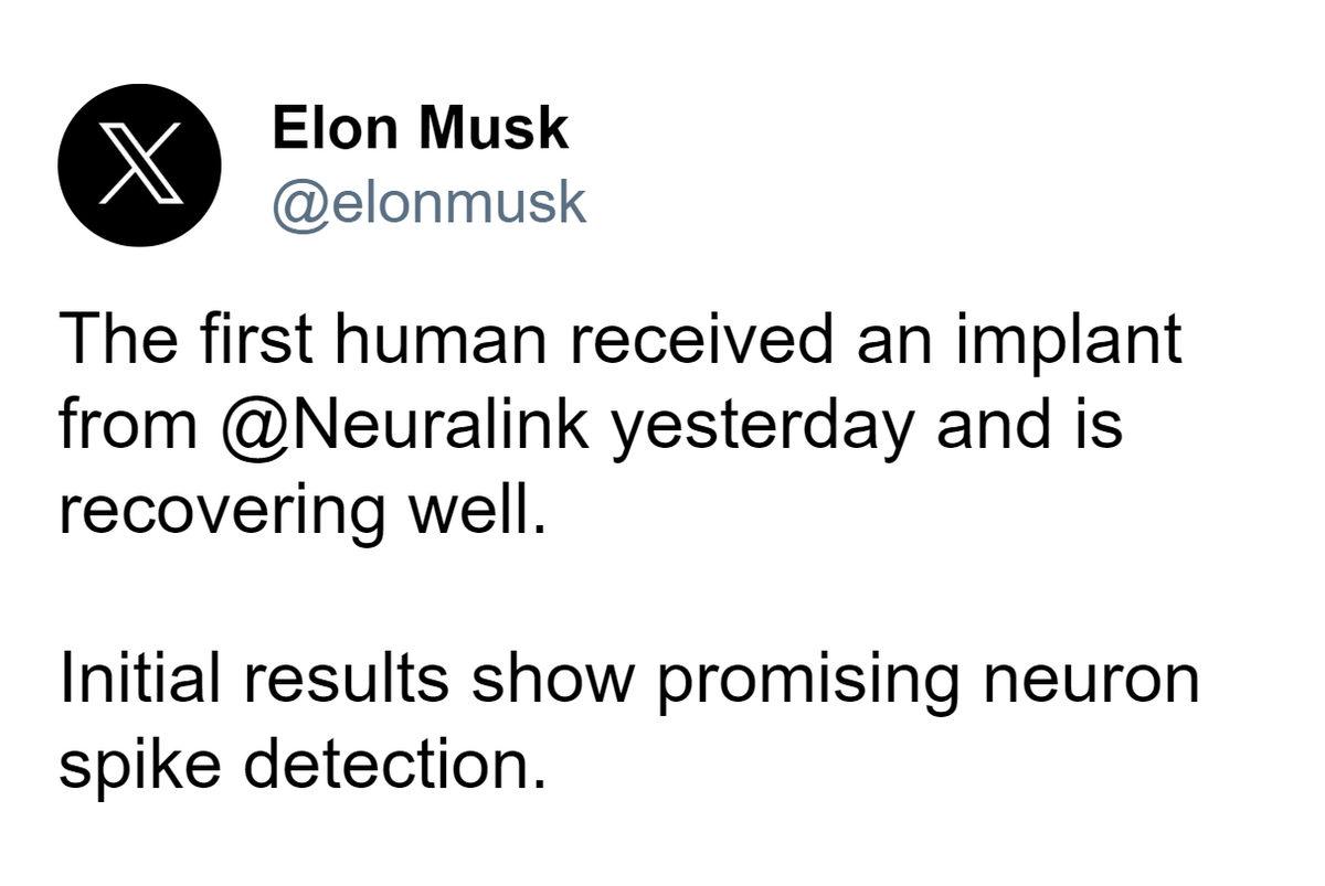 Elon Musk, Neuralink’in İlk Kez Bir İnsan Beynine Çip Taktığını Açıkladı