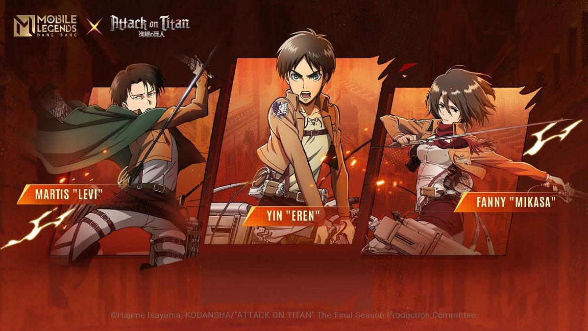 Anime Tutkunlarına Müjde: Attack on Titan, Mobile Legends: Bang Bang’e Geliyor! (Herkese Hediye de Var)