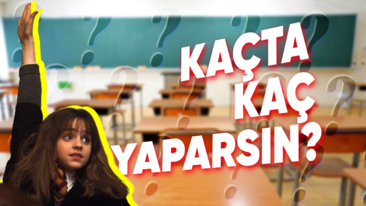 Ortaokul Seviyesindeki Bir Öğrenciden Daha Kültürlü Olup Olmadığını Gösteren Test