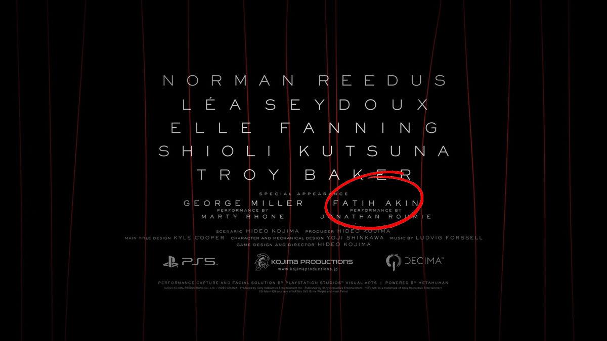 Hideo Kojima, Fatih Akın’ın Death Stranding 2’ye Eklenme Sürecini Anlattı: Fatih Kendisi Oyun Karakteri Olmak İstemiş!