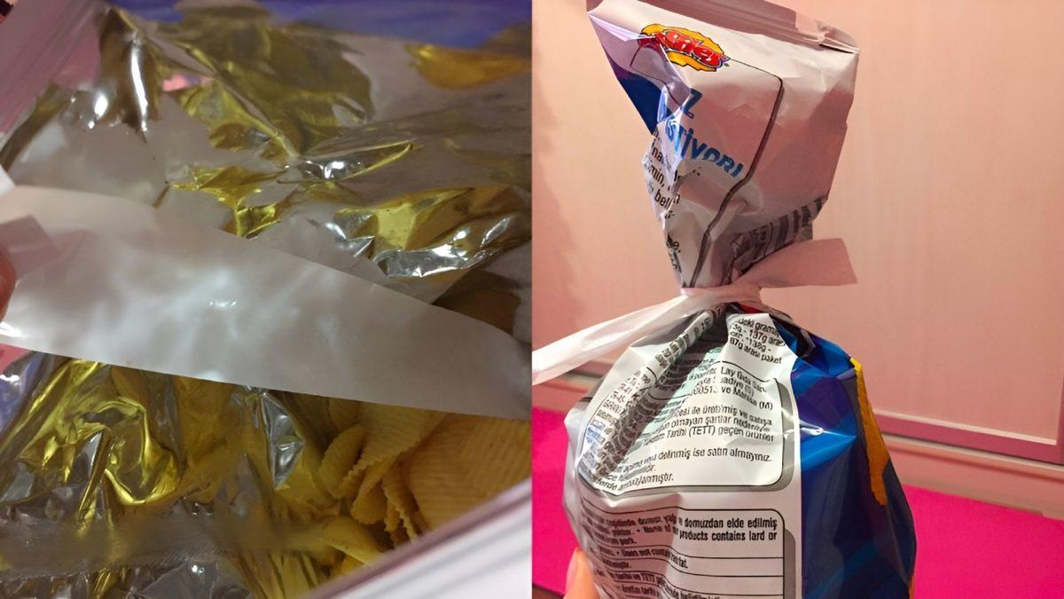 Cips Paketlerinin İçindeki Bu Beyaz Şerit Aslında Ne İşe Yarıyor?