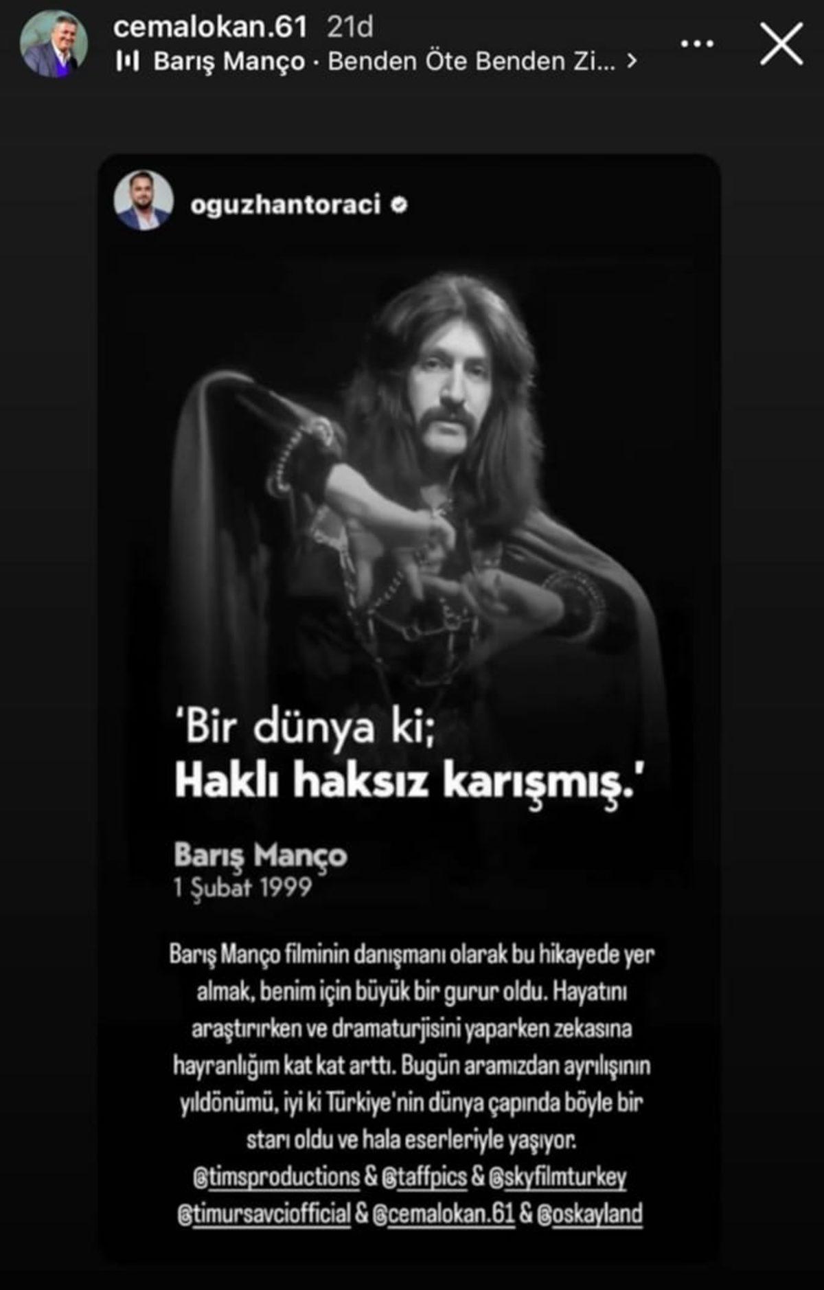 Cem Karaca’nın Ardından Barış Manço’nun da Filmi Geliyor!