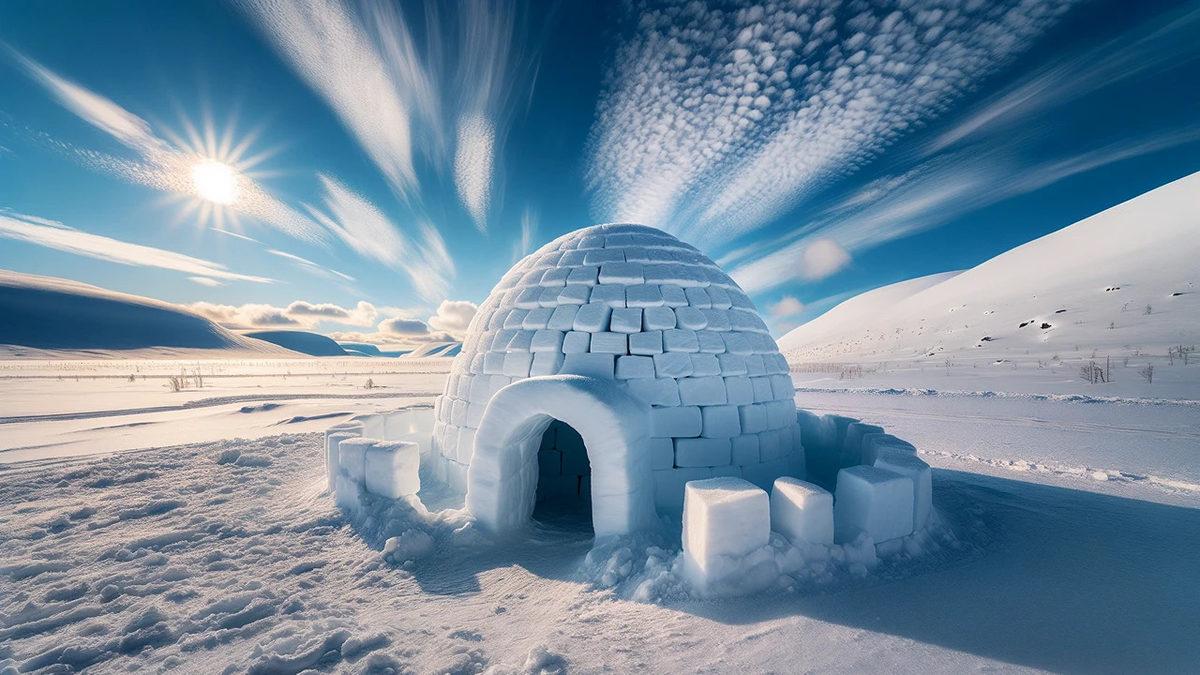 Eskimo Evleri İglolar Kardan Yapılmasına Rağmen İçi ile Dışının Sıcaklığı Arasında Nasıl 45 Derece Fark Olabiliyor?