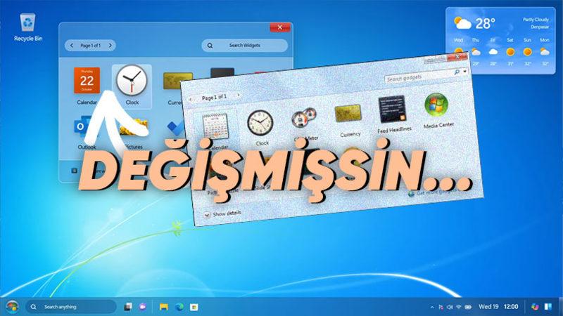 Windows 7’nin Yeniden Yorumlanmış Konsept Versiyonu Beğeni Topladı: Geleceğe Dönüyoruz