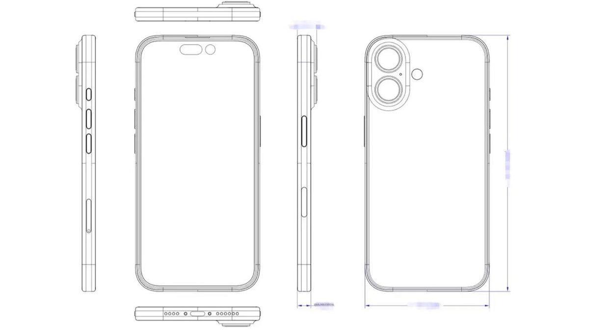 iPhone 16’nın Teknik Çizimleri Ortaya Çıktı: Kamera Tasarımı Nihayet Değişiyor!