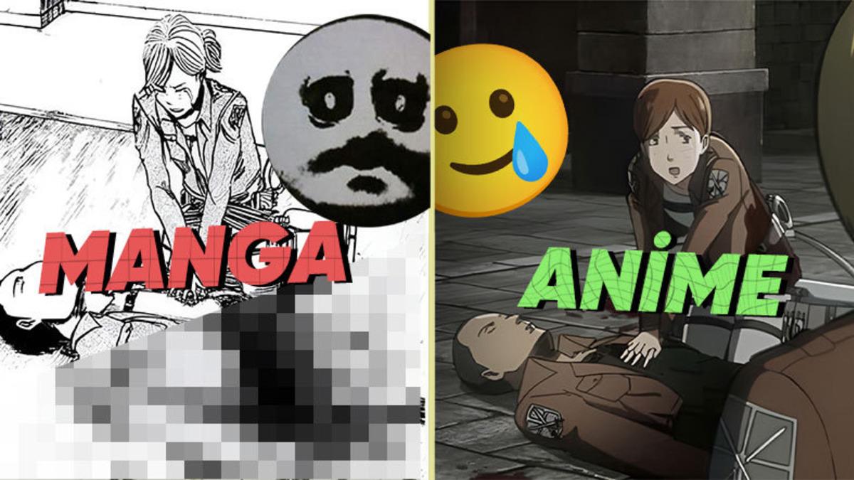 Nerede Vahşet Orada Attack on Titan: Mangada Gösterilip Animede Sansürlenen 10 Sahneyi Görünce Şok Olacaksınız