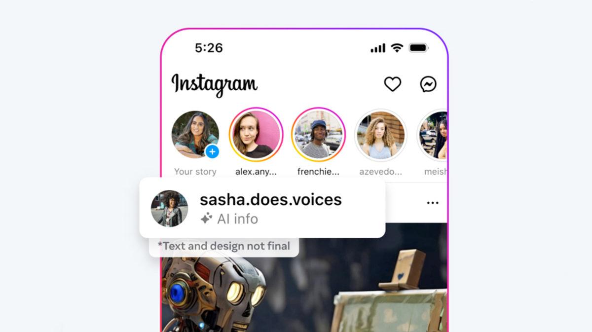 Instagram ve Facebook, Yapay Zekâ ile Üretilmiş Görselleri Etiketleyecek