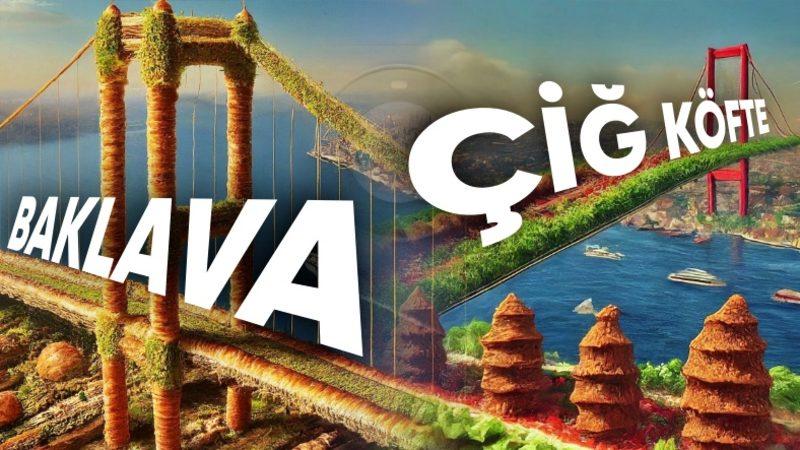 Google Türkiye, Yapay Zekâya "Tamamen Baklavadan ve Çiğ Köfteden Oluşan" İstanbul Çizdirdi