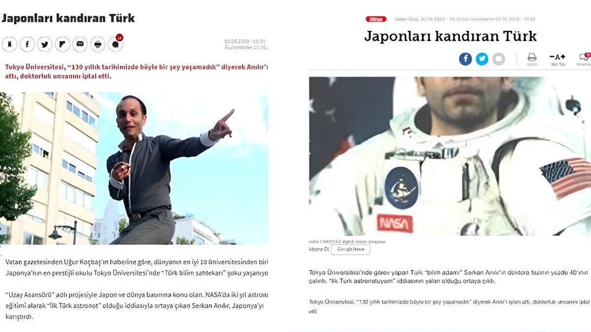 İlk Türk Astronot Olduğunu İddia Ederek Hem Japonları Hem Türkiye’yi Kandıran Adam: Serkan Anılır