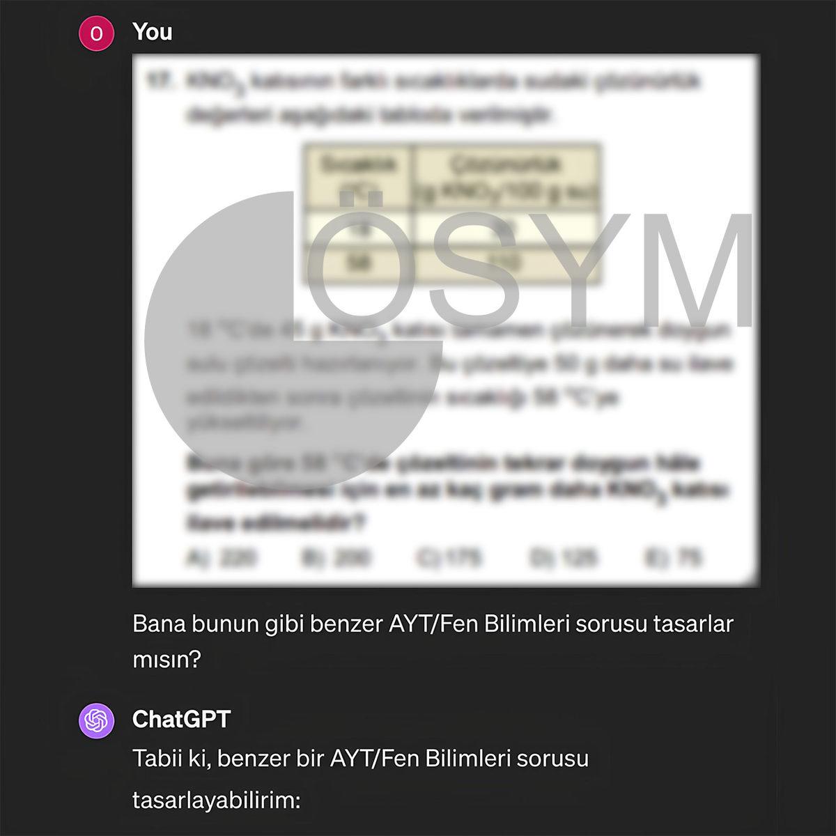 Yapay Zekâ ChatGPT’ye ÖSYM Tarzı Sınav Soruları Hazırlattık: Kendi Sorusunu Çözmeye Çalışırken Devreleri Yandı!