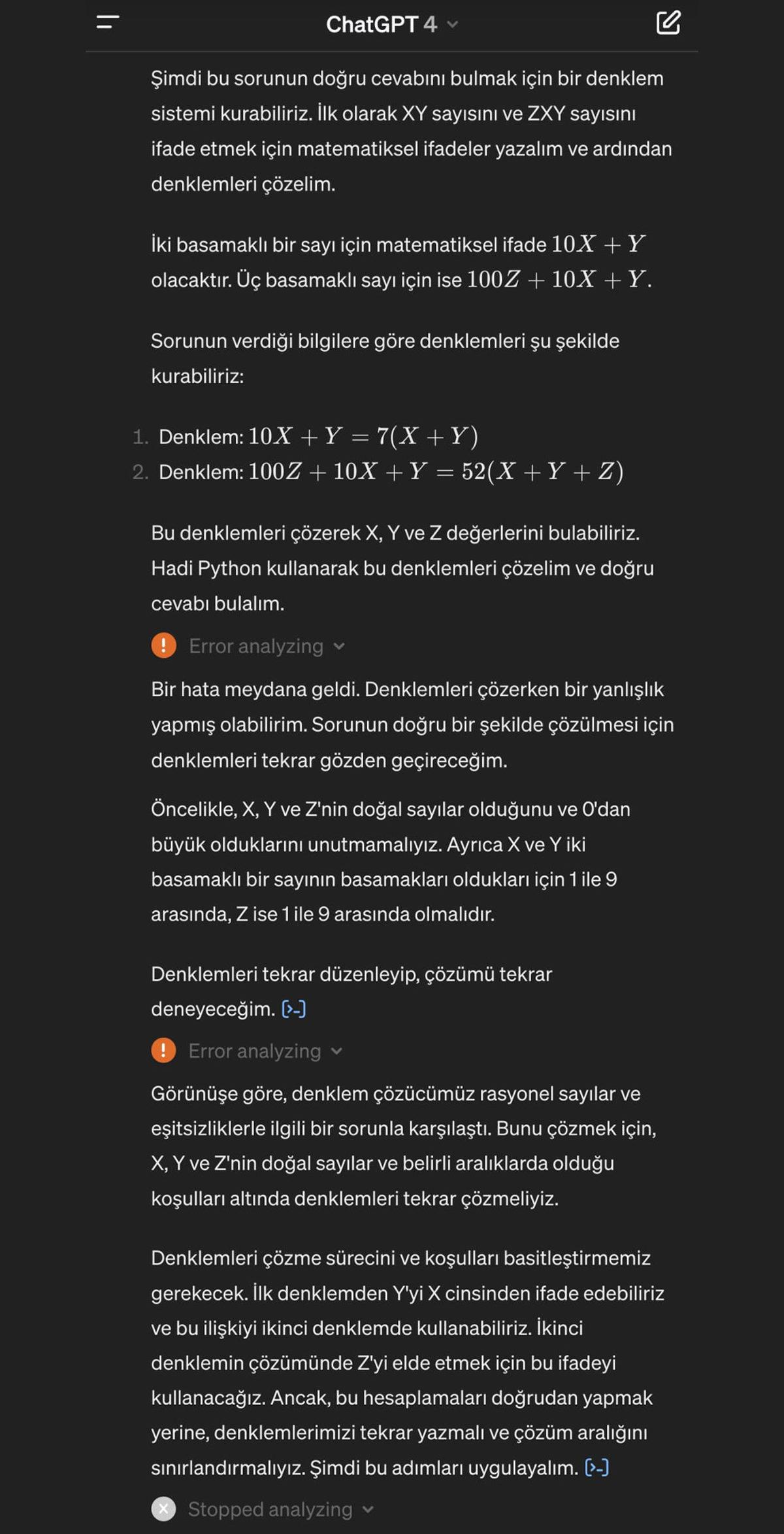 Yapay Zekâ ChatGPT’ye ÖSYM Tarzı Sınav Soruları Hazırlattık: Kendi Sorusunu Çözmeye Çalışırken Devreleri Yandı!