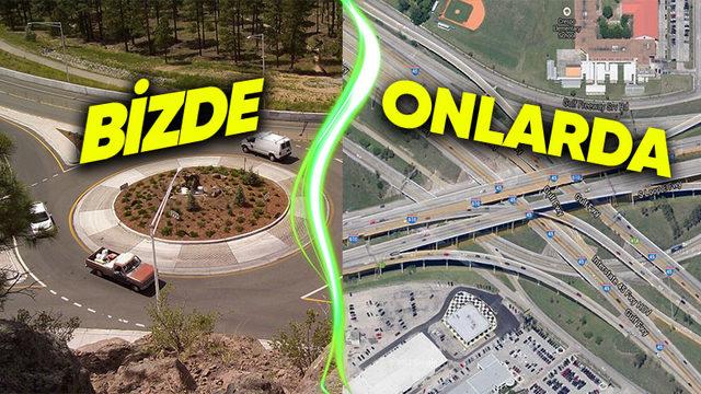 Ülkemizde Adım Başı Gördüğümüz "Dönel Kavşakların" Amerika’da Neredeyse Hiç Olmamasının Sebebi Ne?