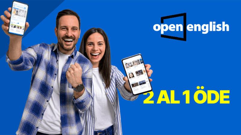 İngilizce Eğitim Platformu Open English’ten, İngilizce Kursu Arayanlara Kaçırılmayacak Fırsat: 2 Al 1 Öde!