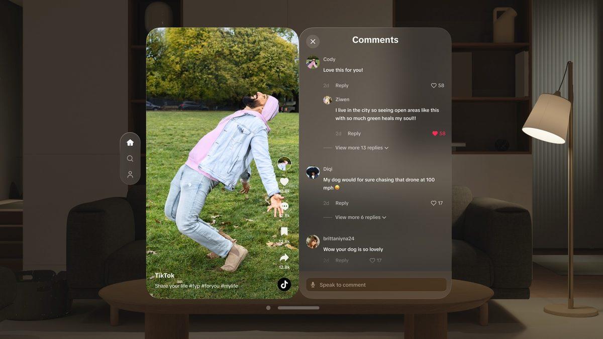 Apple Vision Pro’ya Özel TikTok Uygulaması, Kullanıcıların Çok Seveceği Yeni Tasarımıyla Kullanıma Sunuldu