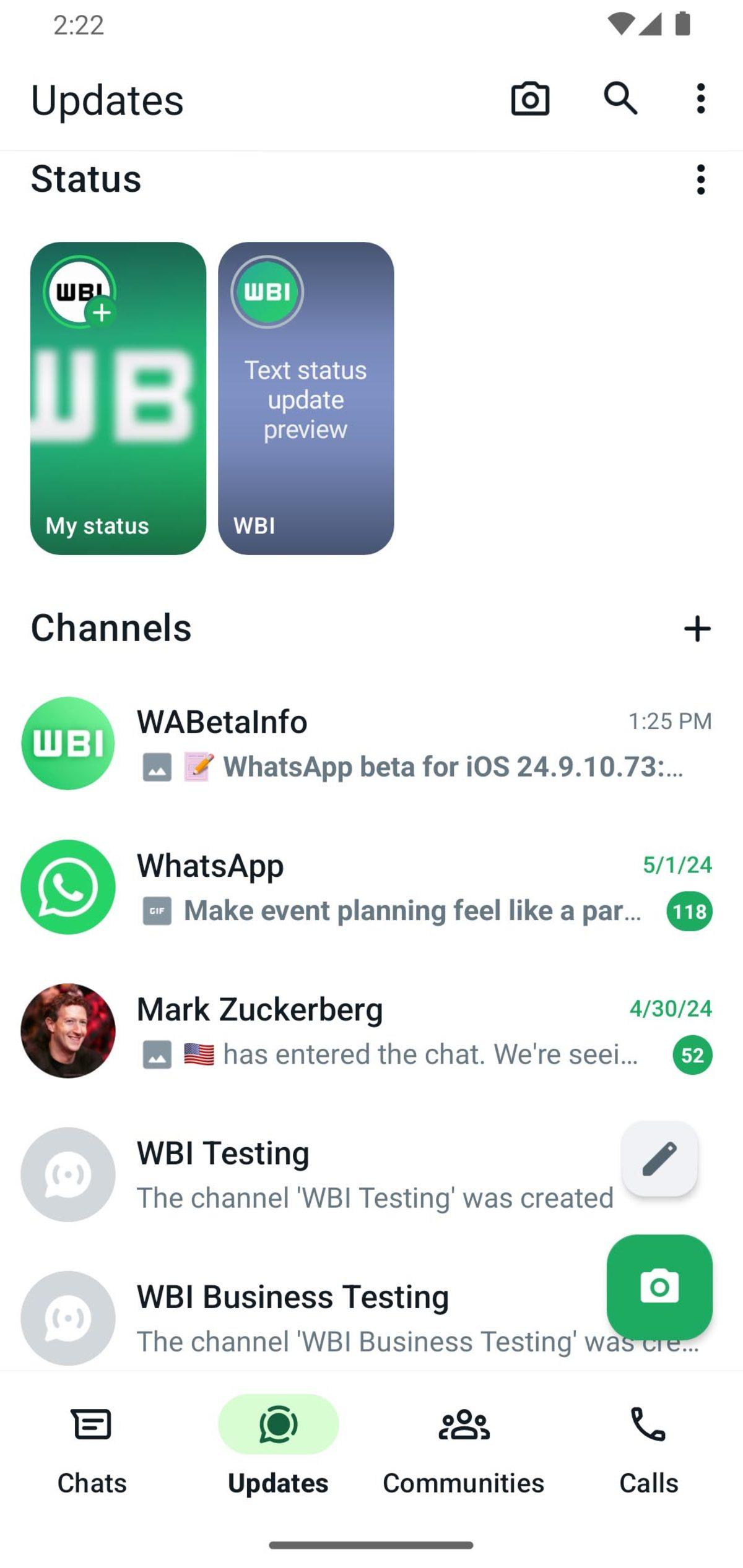 WhatsApp’ın Durum Sayfasına Yeni Bir Tasarım Geliyor