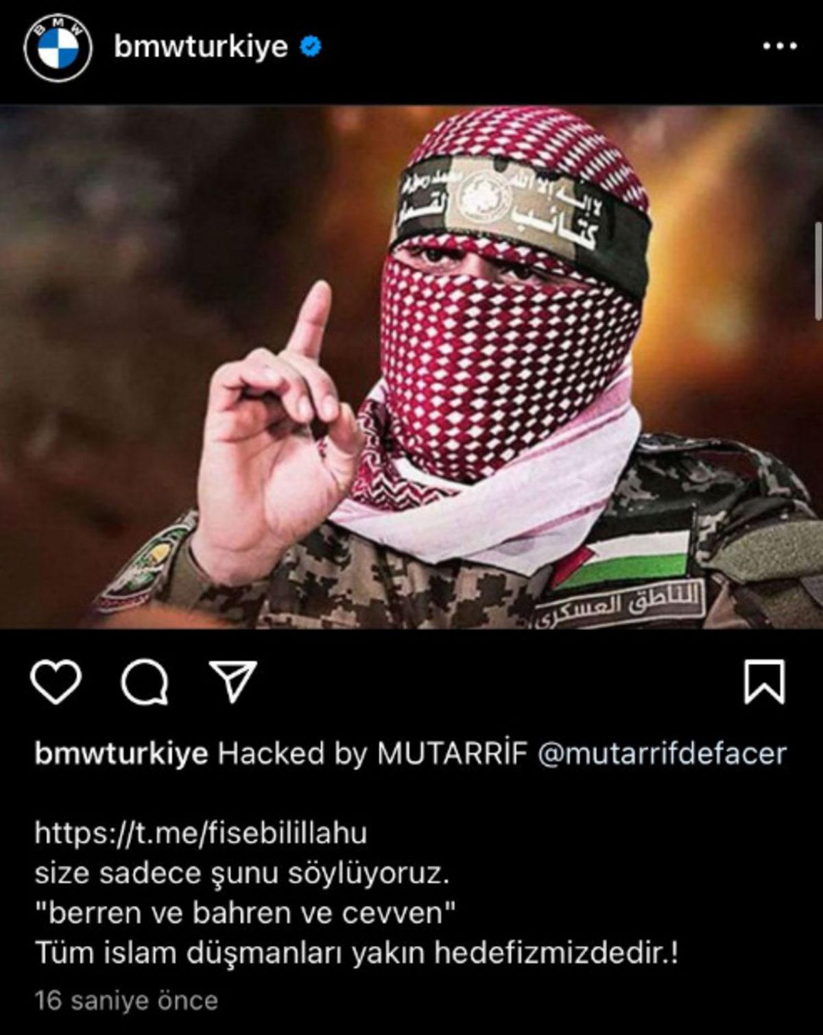 BMW Türkiye’nin Sosyal Medya Hesapları Hack’lendi: X Hesabına Hâlâ Ulaşılamıyor