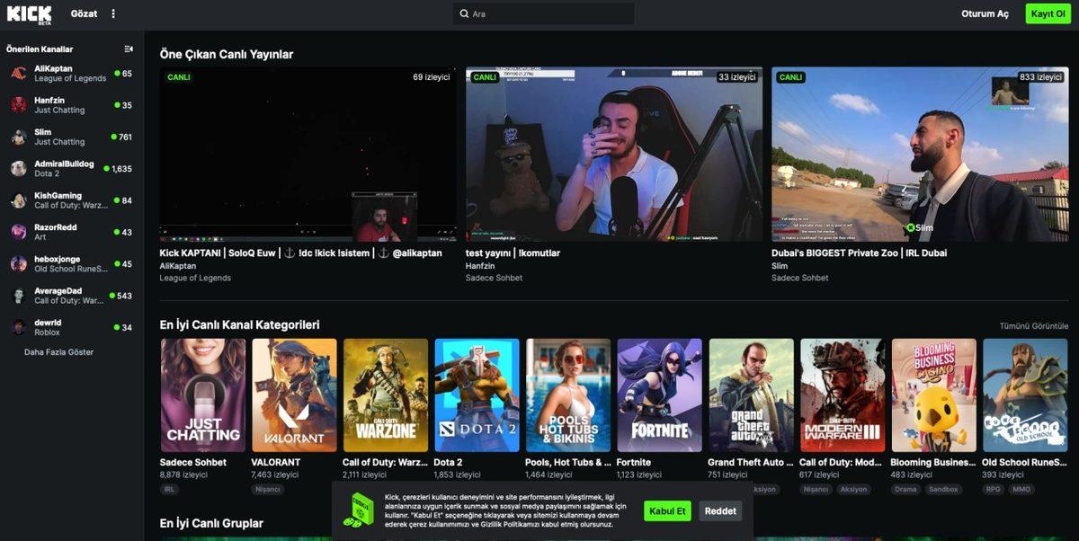 Canlı Yayın Platformu Kick’in Erişim Engeli Kaldırıldı