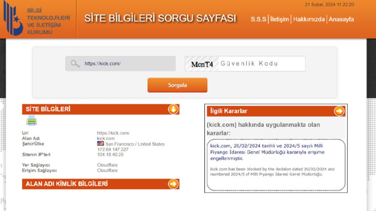 Canlı Yayın Platformu Kick’in Erişim Engeli Kaldırıldı