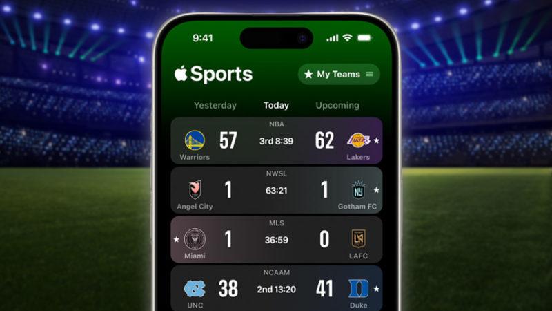 Apple’dan Maç Skorlarından Bahis Oranlarına Kadar Birçok Bilgiye Ulaşmayı Sağlayan Spor Uygulaması: Apple Sports