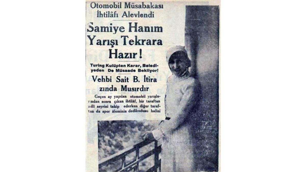 Türkiye Yine Bildiğimiz Gibi: Ülkemizin İlk Kadın Ralli Pilotu Sâmiye Hanım, Girdiği Yarışta Tüm Erkekleri Yenince Nasıl Mahkemelik Olmuştu?