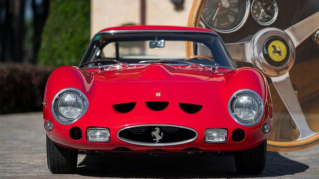 Bir Zamanların En Pahalı Arabası Ferrari 250 GTO, Duvar Kağıdı Yapmalık Görsellerle Açık Artırmada