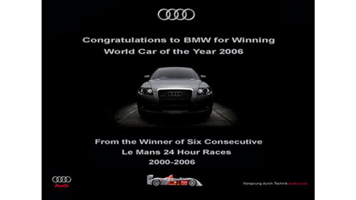 Bu Rekabetin Bir Galibi Yok: BMW ve Audi Arasında Yıllardır Devam Eden Aşırı Eğlenceli Reklam Atışması