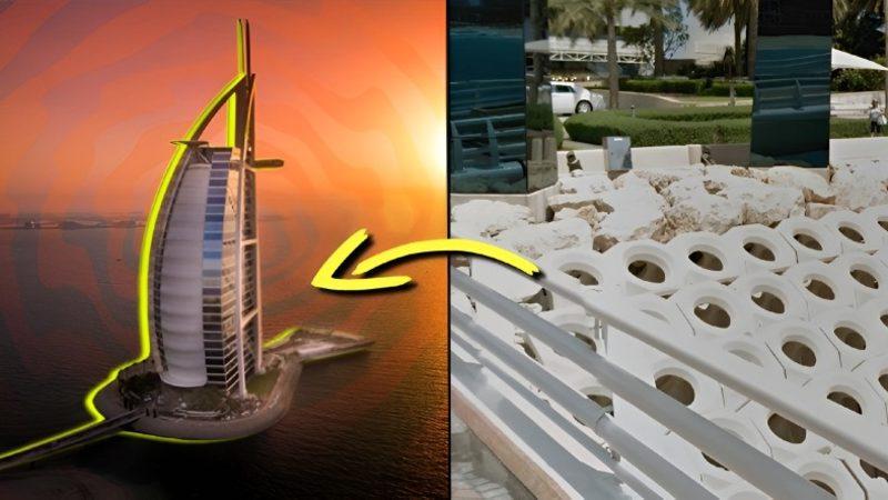Dubai’de Denize İnşa Edilen Burj Al Arab’ın Sular Altında Kalmamasını Sağlayan Mühendislik Tekniği