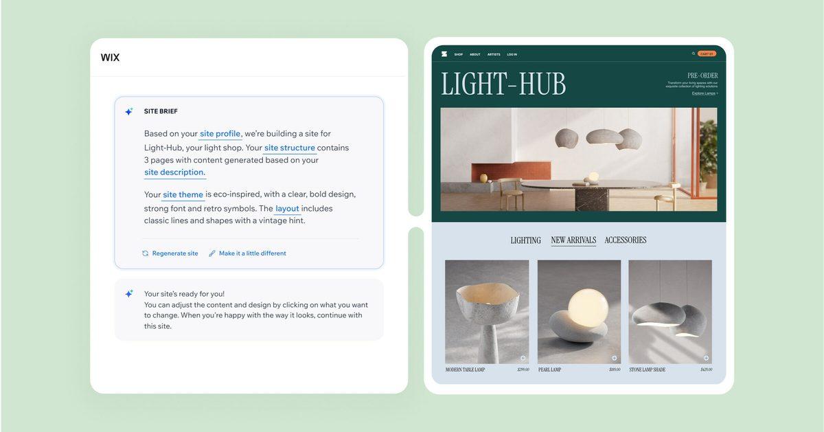 Wix, Saniyeler İçinde İnternet Sitesi Oluşturmanızı Sağlayan Yapay Zekâ Aracını Kullanıma Sundu (Hem de Ücretsiz)