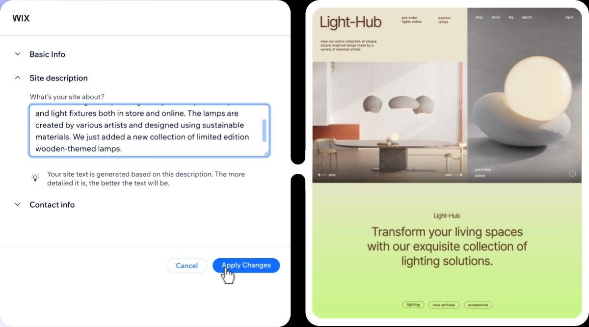 Wix, Saniyeler İçinde İnternet Sitesi Oluşturmanızı Sağlayan Yapay Zekâ Aracını Kullanıma Sundu (Hem de Ücretsiz)