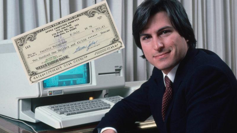 48 Yıllık Steve Jobs İmzalı 200 Dolarlık Çek, Açık Artırmaya Çıktı: Yüz Binlerce TL’ye Satılacak!