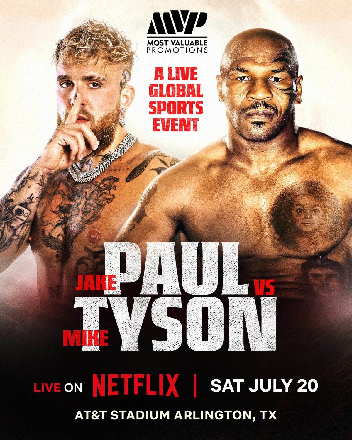 Netflix, Son Yılların En Büyük Boks Maçını Canlı Yayımlayacak: Jake Paul ve Mike Tyson Karşı Karşıya!
