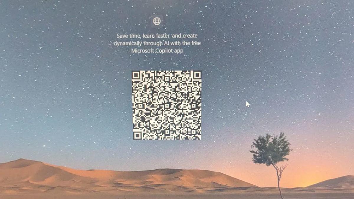 Microsoft, Windows 11 Kilit Ekranına ’Kabak Gibi’ QR Kodları Yerleştirdi (Eğitim İçinmiş)