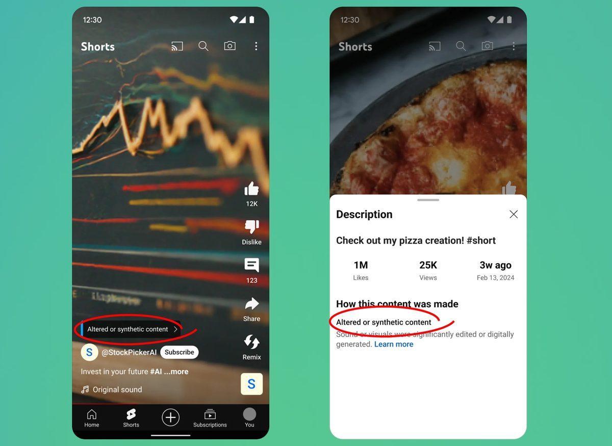 YouTube, Yapay Zekâyla Oluşturulan Videolara Etiket Eklemeye Başladı