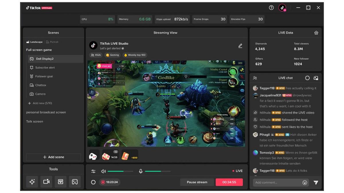 TikTok Adeta Twitch’e Dönüşecek: İşte PC’den Canlı Yayın Yapmaya İzin Veren TikTok LIVE Studio’nun Özellikleri