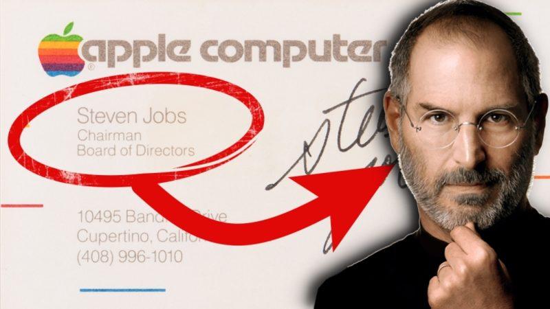 Steve Jobs’un İmzalı Kartviziti Rekor Fiyata Satıldı: Milyonlarca TL!