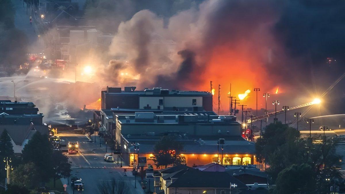 Kanada’daki Koca Bir Kasabayı Yok Etmenin Eşiğine Getiren Unutulmaz Tren Felaketi: 72 Adet Petrol Tankeri Taşıyordu!