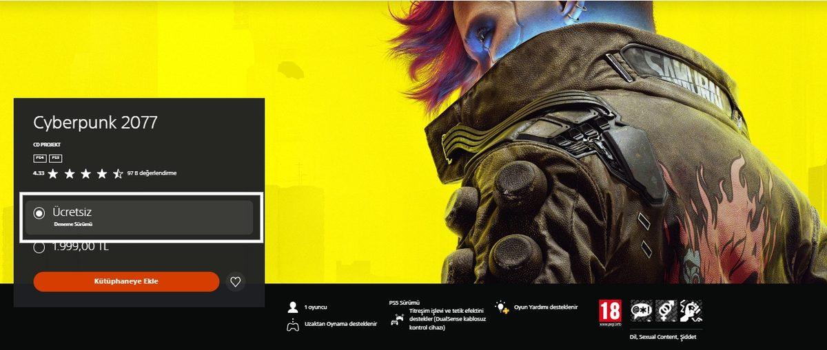 Cyberpunk 2077, Bu Hafta Sonu Boyunca Ücretsiz Oynanabilir Oldu! (Ama Herkese Değil)