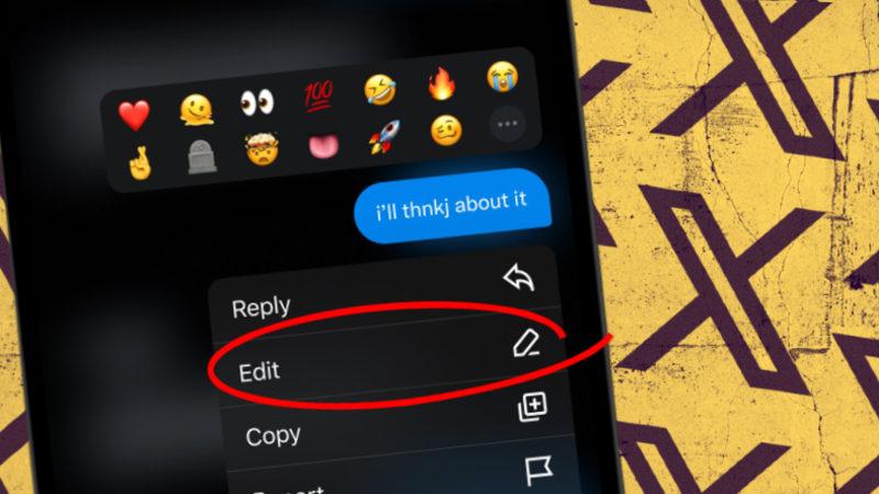 X’e Çok İstenen Mesaj Düzenleme Özelliği Nihayet Geliyor! İlk Ekran Görüntüsü Paylaşıldı