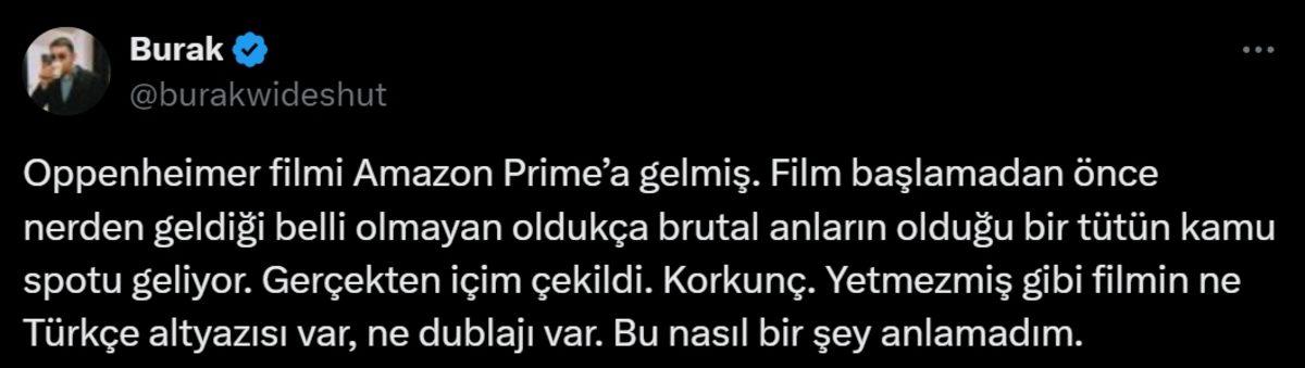 Oppenheimer, Sansürsüz ve Türkçe Olarak Prime Video’da Yayımlandı!