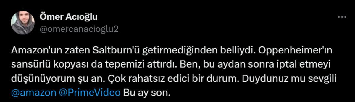 Oppenheimer, Sansürsüz ve Türkçe Olarak Prime Video’da Yayımlandı!