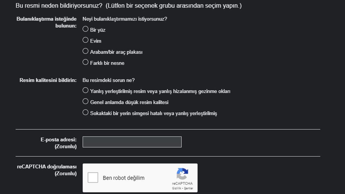 Google Haritalar Üzerinden Evinizi veya Plakası Görünen Arabanızı Nasıl Bulanıklaştırabilirsiniz?