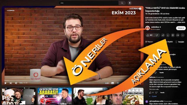 YouTube Video Sayfasının Tasarımı Yine Değişiyor: İşte Yeni Tasarım