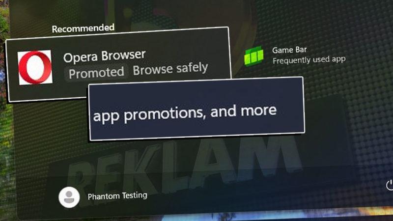 Windows 11, Başlat Menüsünde Reklam Göstermeye Başladı! (Nasıl Kapatabileceğinizi Anlattık)