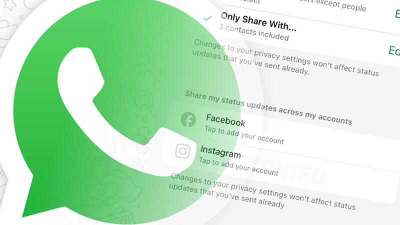 WhatsApp’a, Durumları Instagram’da Hikâye Olarak Paylaşmanızı Sağlayacak Bir Özellik Geliyor