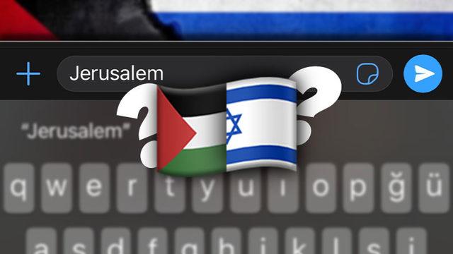Yeni iOS Güncellemesinde Klavyeye “Jerusalem” Yazınca Filistin Bayrağı Çıkması, Tartışma Konusu Oldu