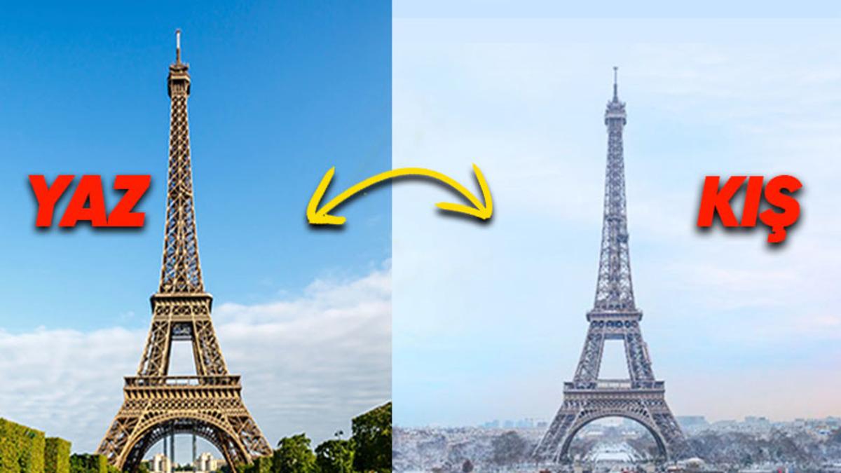Eyfel Kulesi’nin Yaz Aylarında Boyu Nasıl Oluyor da Uzuyor? (Sebebi D Vitamini Değil)
