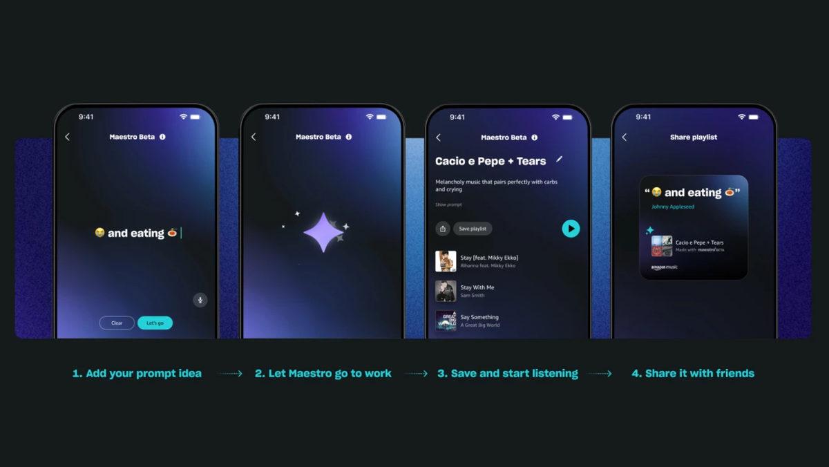 Spotify’dan Sonra Amazon Music’e de Yapay Zekâyla Çalma Listesi Oluşturma Özelliği Ekleniyor