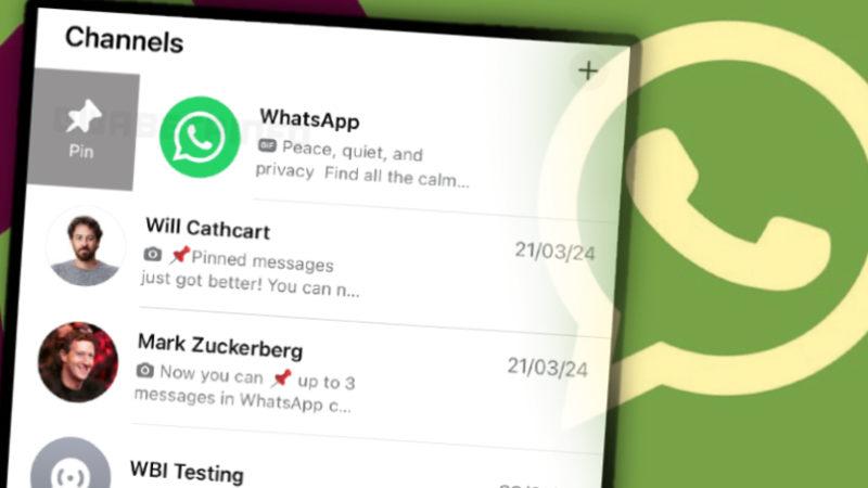Yakında WhatsApp’taki Kanalları da Sabitleyebileceksiniz: Favori Kanalınıza Ulaşmak Çok Daha Kolay Hâle Gelecek