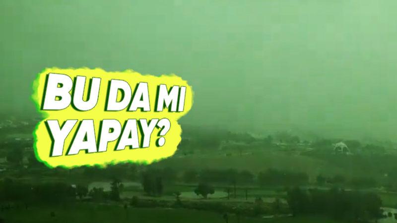 Sosyal Medyada Gündem Olan "Dubai’de Gökyüzü Yeşile Döndü" Videosu Gerçek mi Kurgu mu?