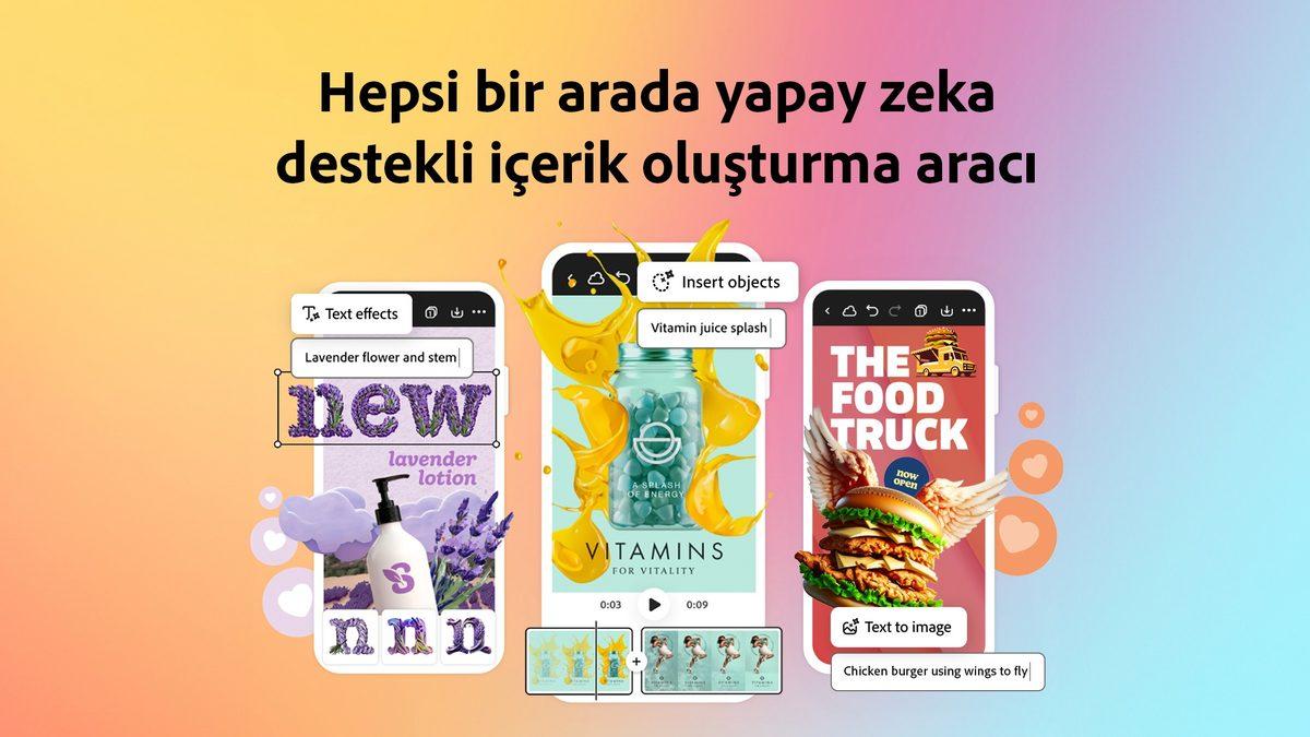 Adobe, Yapay Zekâ Destekli Adobe Express Uygulamasını Kullanıma Sundu: Nasıl Özellikler Var?